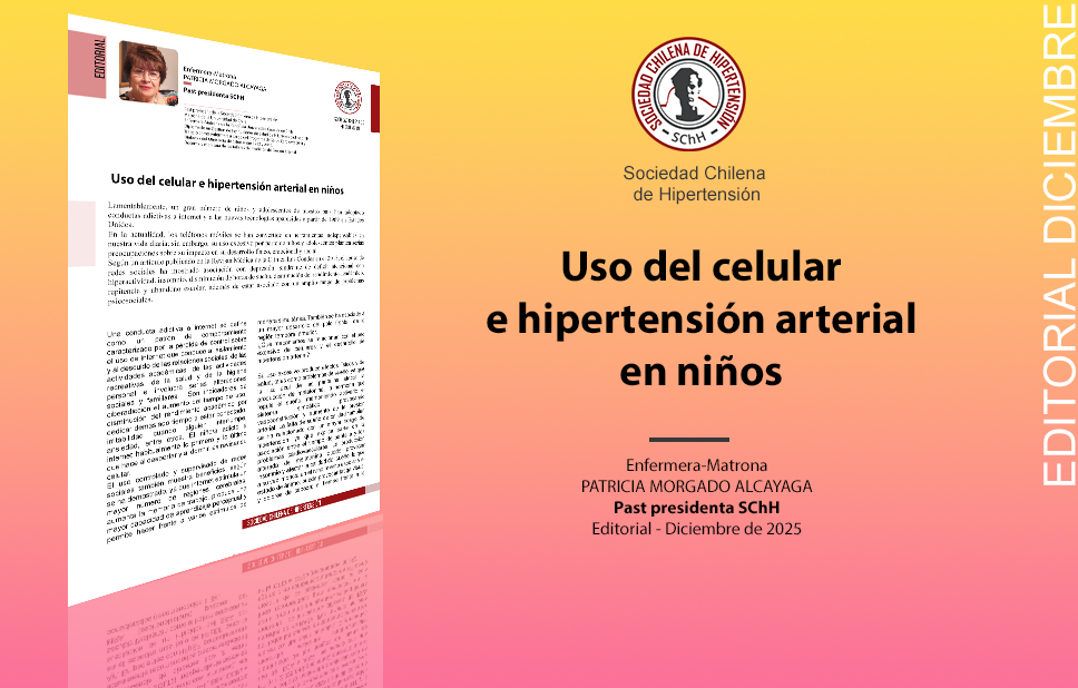 Uso del celular e hipertensión arterial en niños.